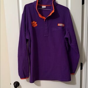 Columbia Purple and Orange Women's Sweatshirt